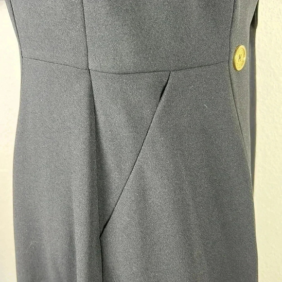 Calvin Klein Women’s Black Doubled Breasted Sleeveless Dress Size 10 Sleeveless - Picture 7 of 13